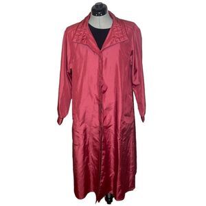 Vintage Unika forecaster of Boston light red trench coat size 13/14
